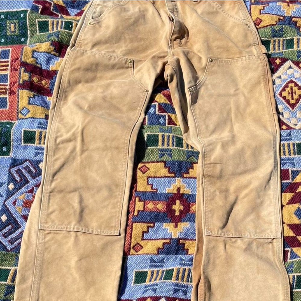 Carhartt Men's Tan and Cream Trousers